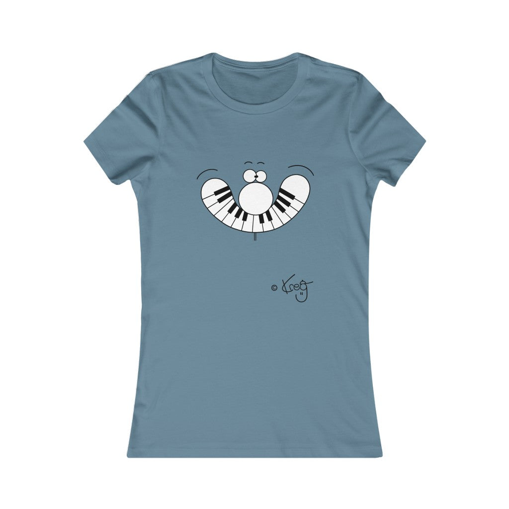 Smile Piano,Women's Favorite Tee