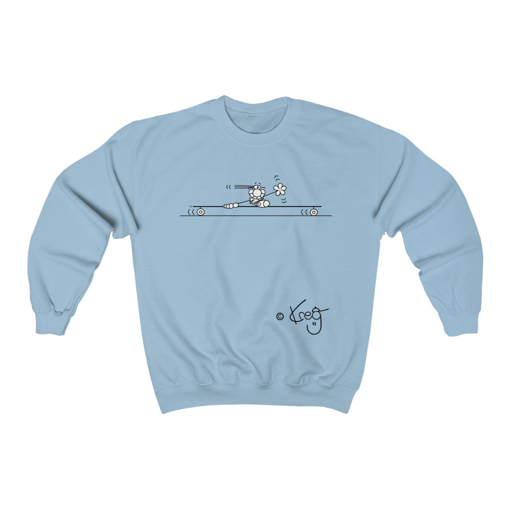 Longboarder,Unisex Heavy Blend™ Crewneck Sweatshirt