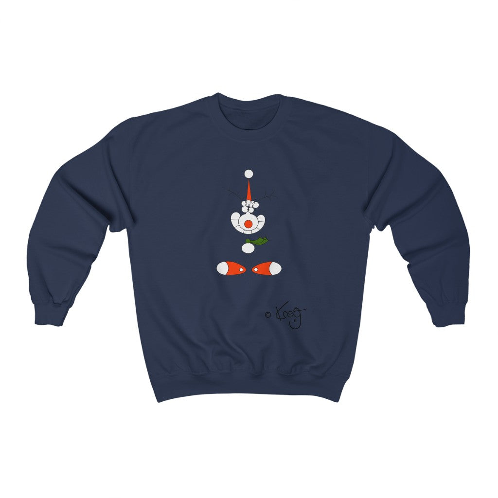 Smile Reindeer,Unisex Heavy Blend™ Crewneck Sweatshirt