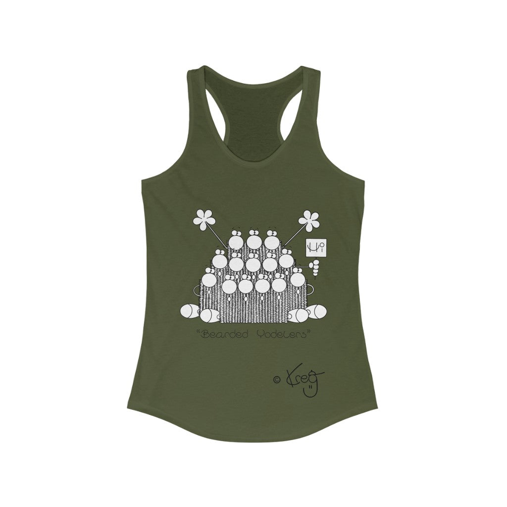 Bearded Yodelers,Women's Ideal Racerback Tank