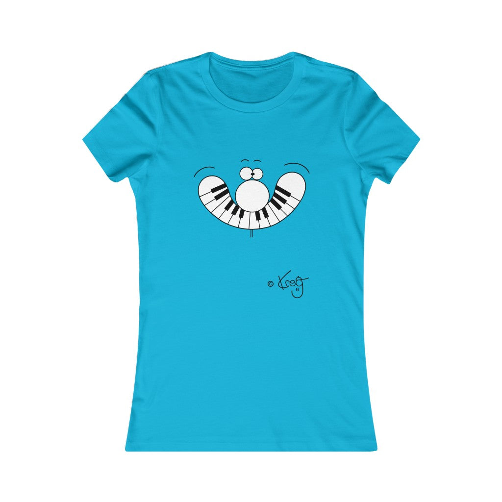 Smile Piano,Women's Favorite Tee