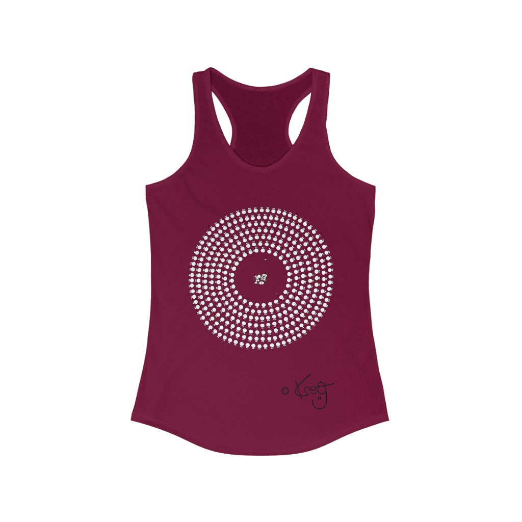 Circle Artist,Women's Ideal Racerback Tank