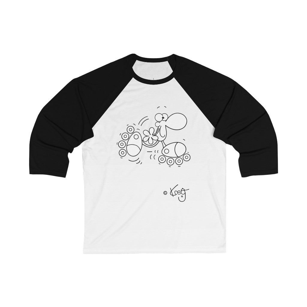 Rollerblader, Unisex 3\4 Sleeve Baseball Tee