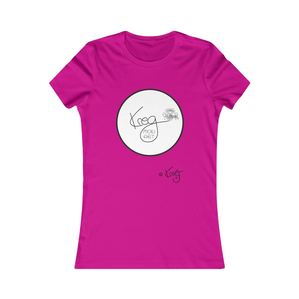 Kreg Mon Art Logo,Women's Favorite Tee