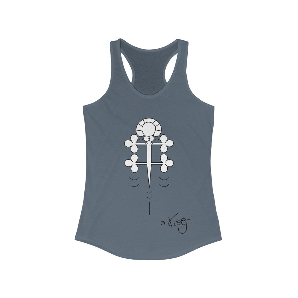 Leaping Lizard,Women's Ideal Racerback Tank