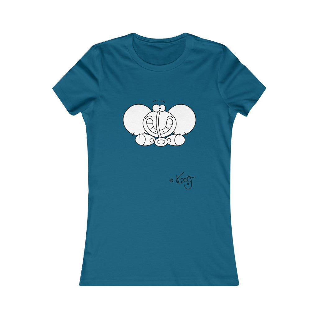 Smile Elephant,Women's Favorite Tee