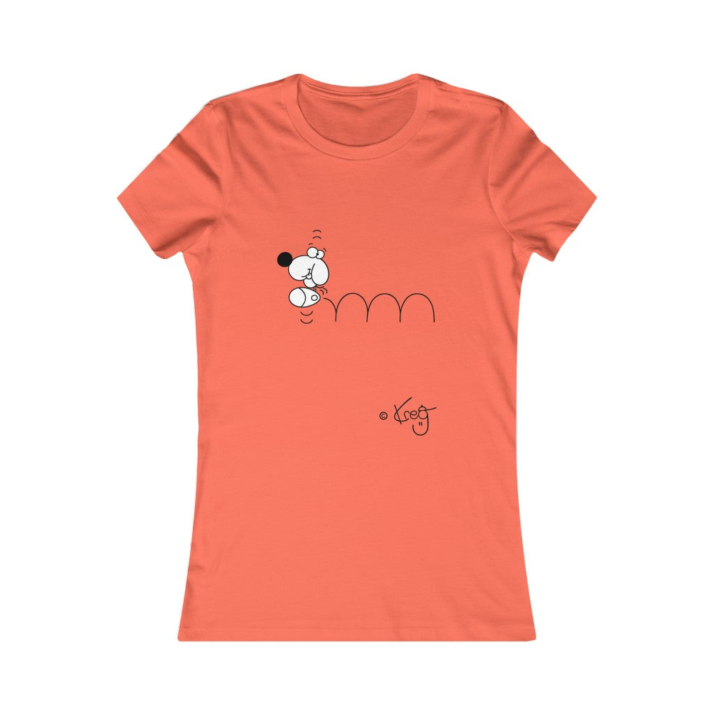 Bouncing Doggy,Women's Favorite Tee