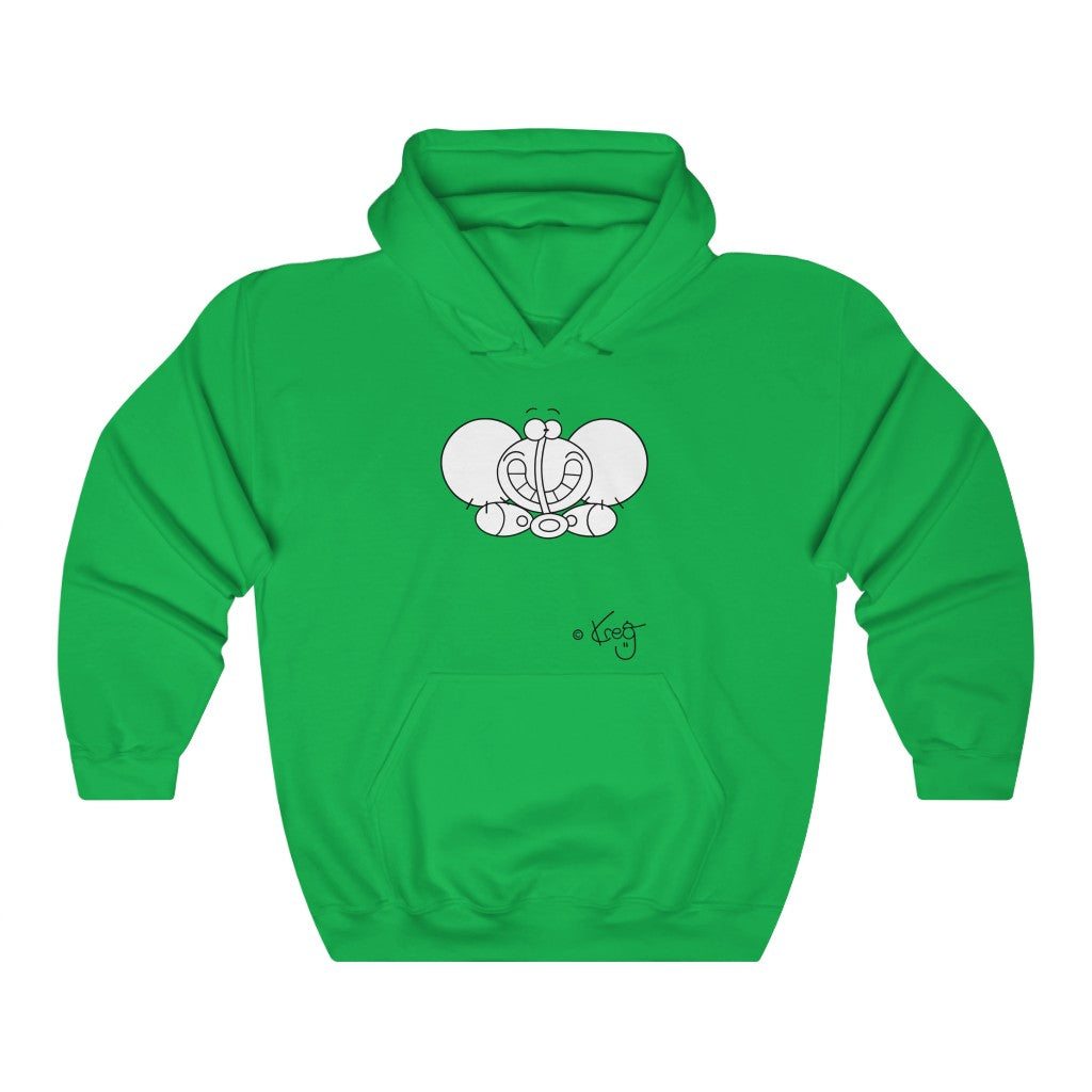 Smile Elephant,Unisex Heavy Blend™ Hooded Sweatshirt