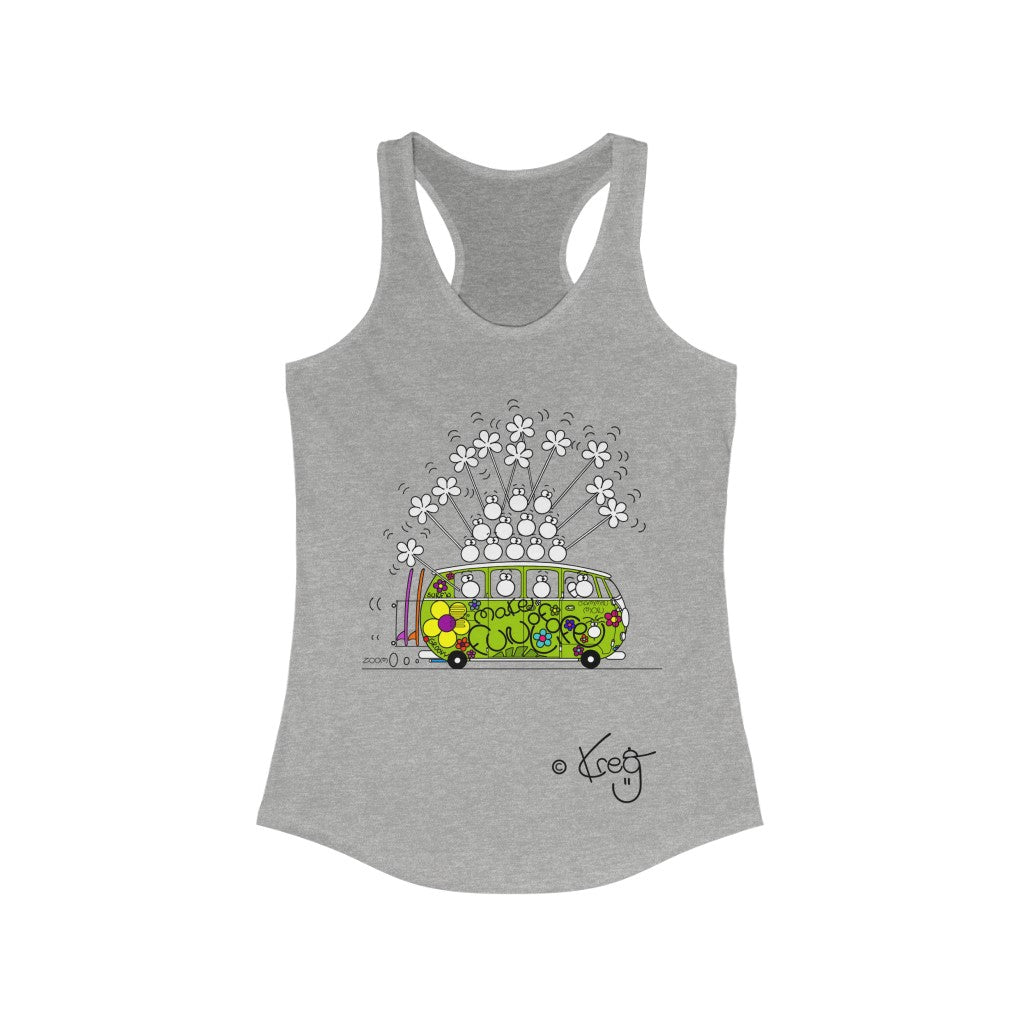 Make Fun of Life,Women's Ideal Racerback Tank