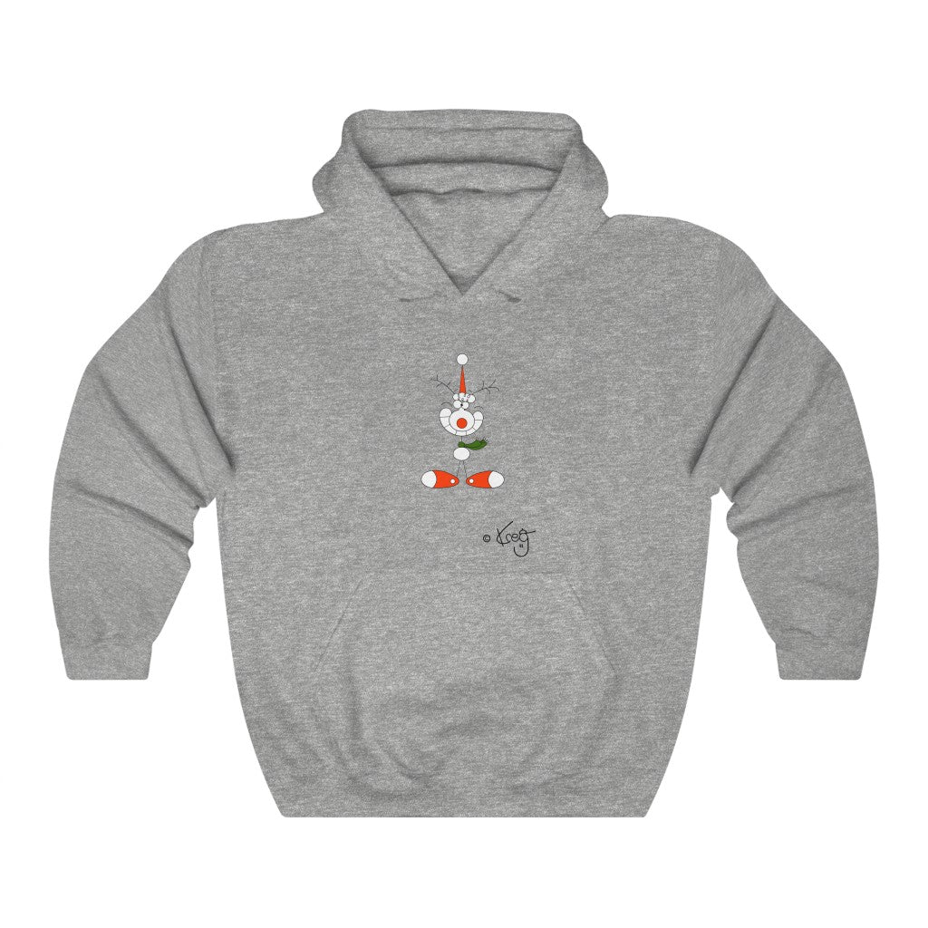 Smile Reindeer,Unisex Heavy Blend™ Hooded Sweatshirt