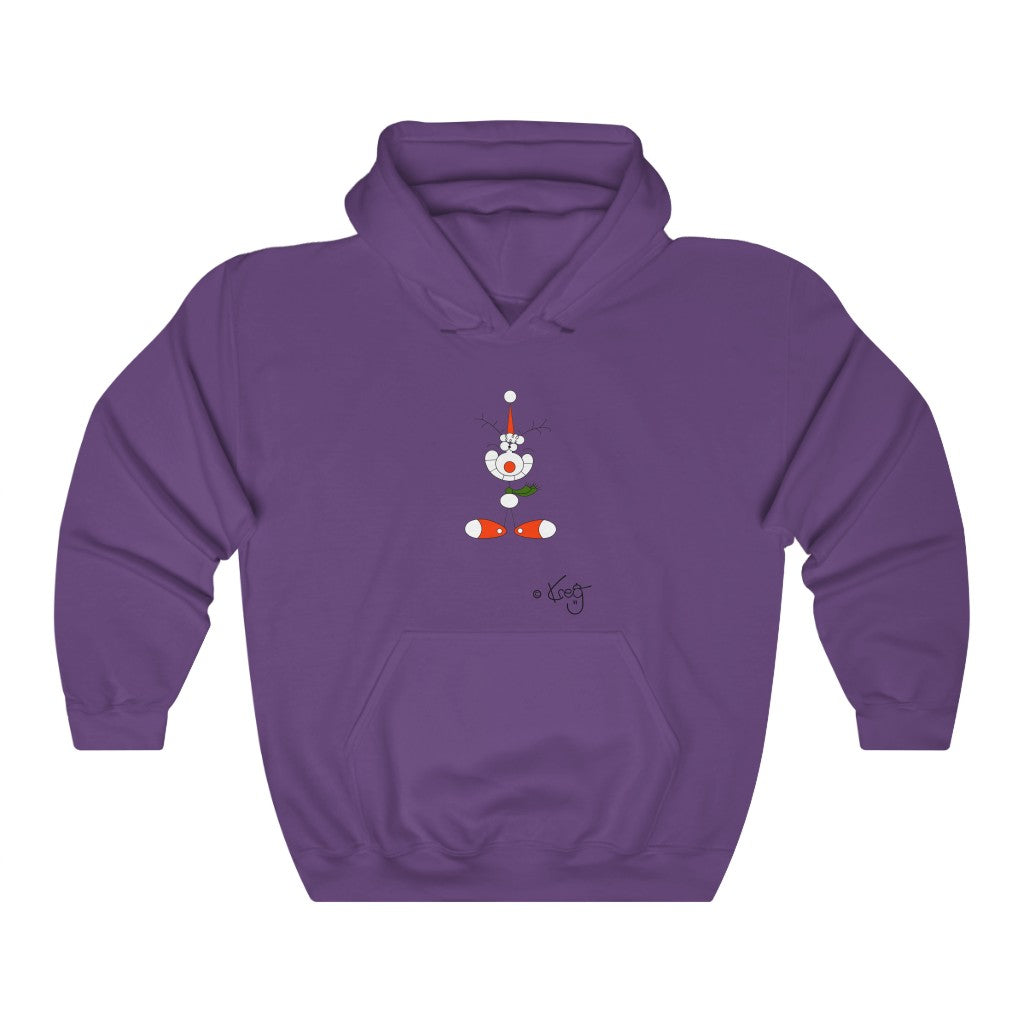 Smile Reindeer,Unisex Heavy Blend™ Hooded Sweatshirt