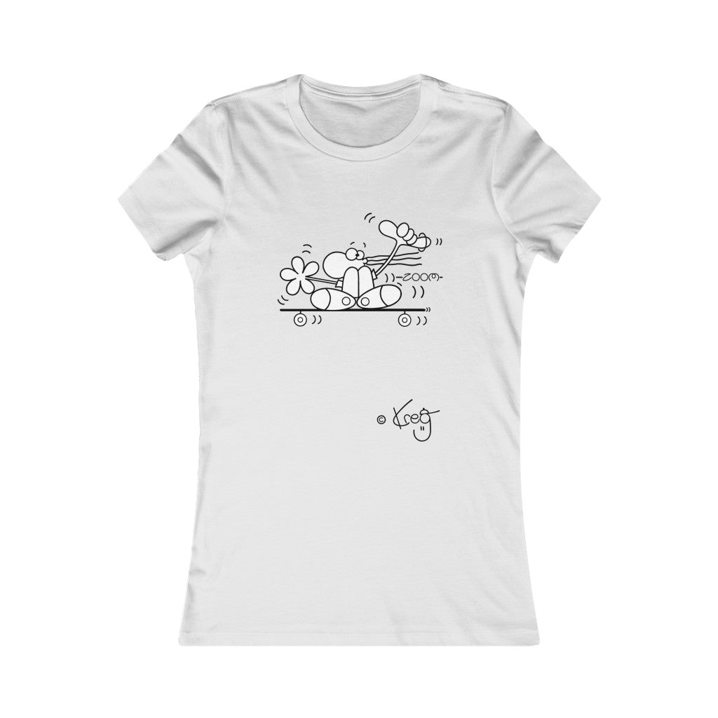 Skateboarder,Women's Favorite Tee