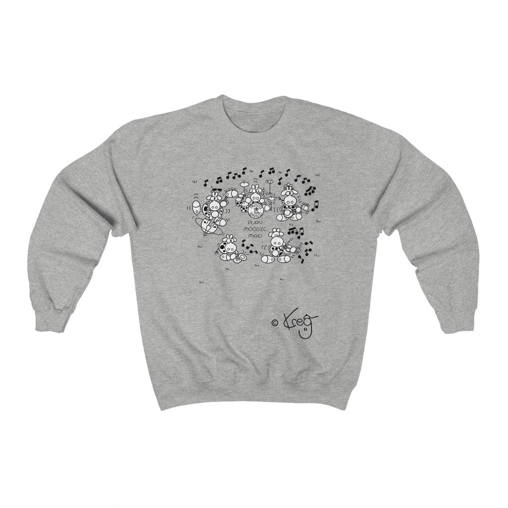 Moo's Band,Unisex Heavy Blend™ Crewneck Sweatshirt