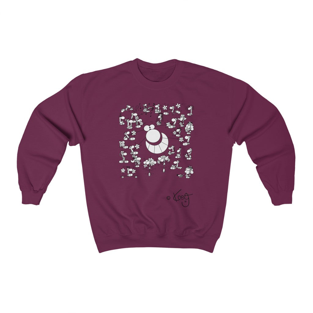 Street Art Performance,Unisex Heavy Blend™ Crewneck Sweatshirt