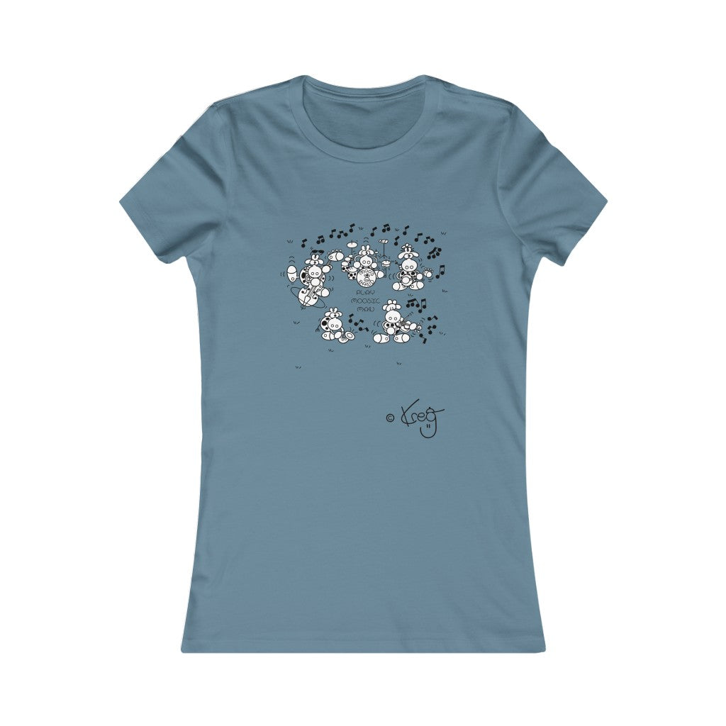 Moo's Band,Women's Favorite Tee