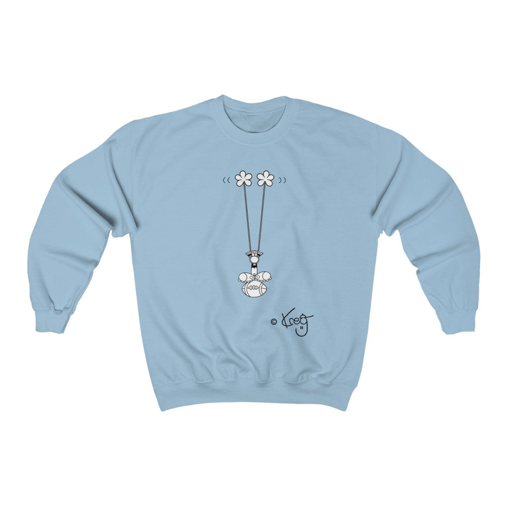 Touch Down,Unisex Heavy Blend™ Crewneck Sweatshirt