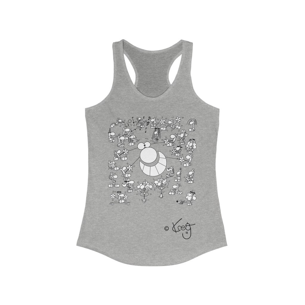 Street Art Performance,Women's Ideal Racerback Tank