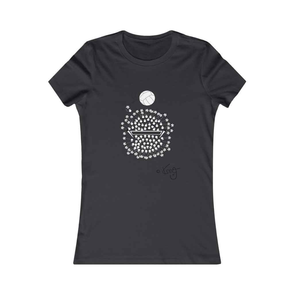 Volleyball Fun,Women's Favorite Tee