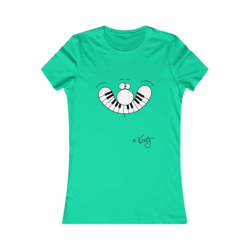 Smile Piano,Women's Favorite Tee