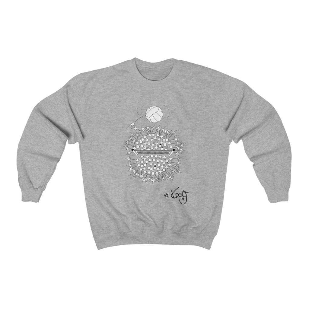 Volleyball Fun,Unisex Heavy Blend™ Crewneck Sweatshirt