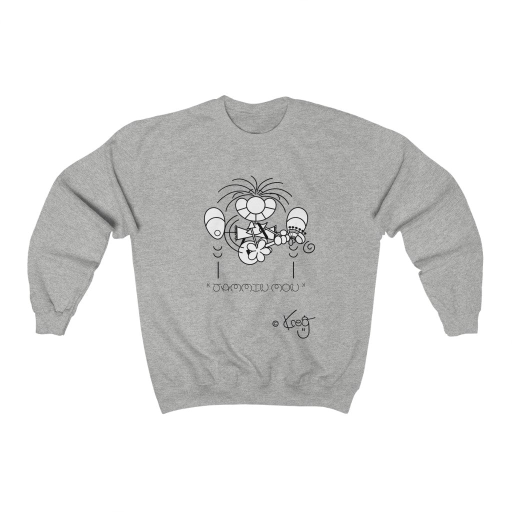 Guitar Mon Jammin,Unisex Heavy Blend™ Crewneck Sweatshirt