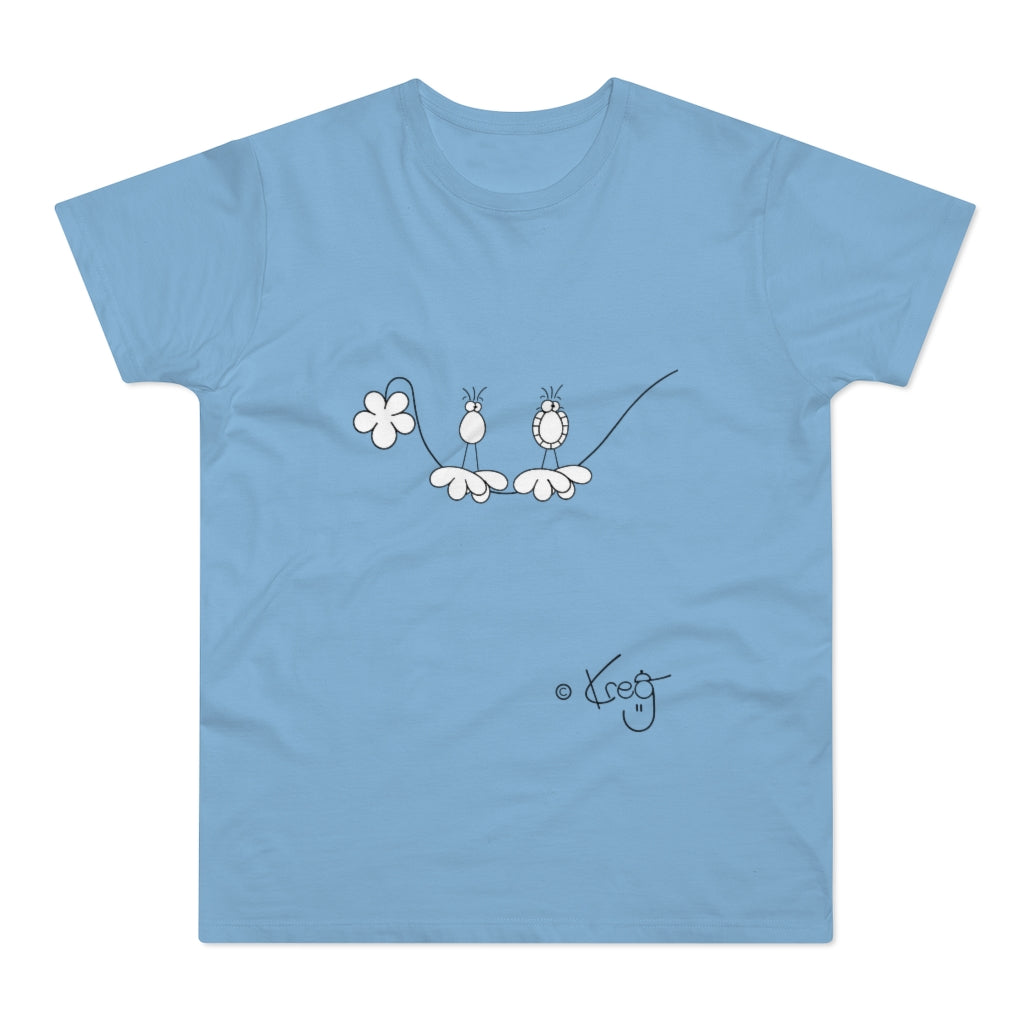 Silly Birdz,Single Jersey Men's T-shirt