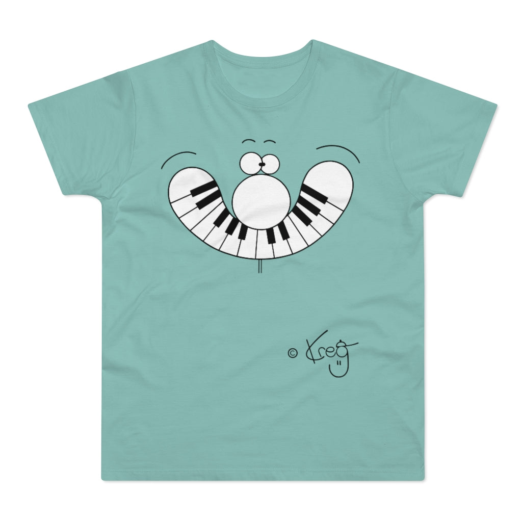 Smile Piano,Single Jersey Men's T-shirt