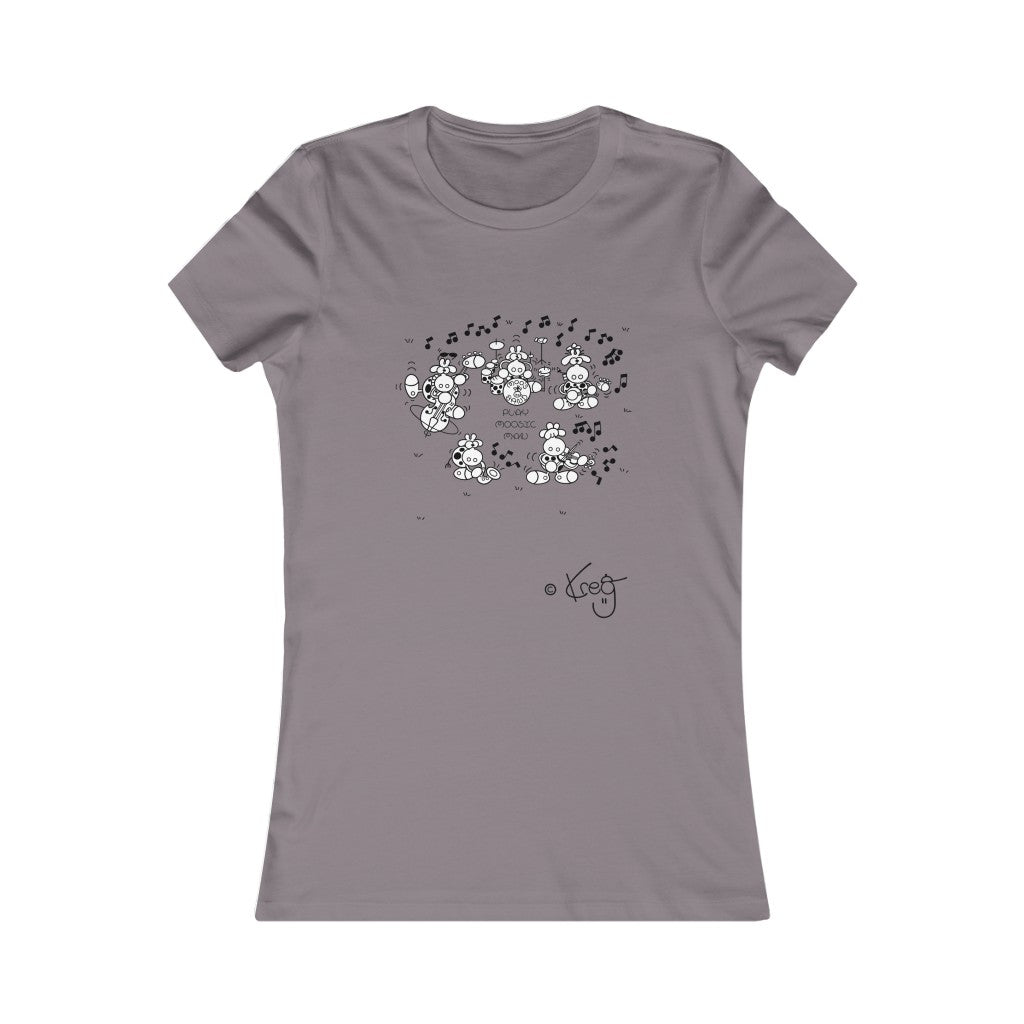 Moo's Band,Women's Favorite Tee