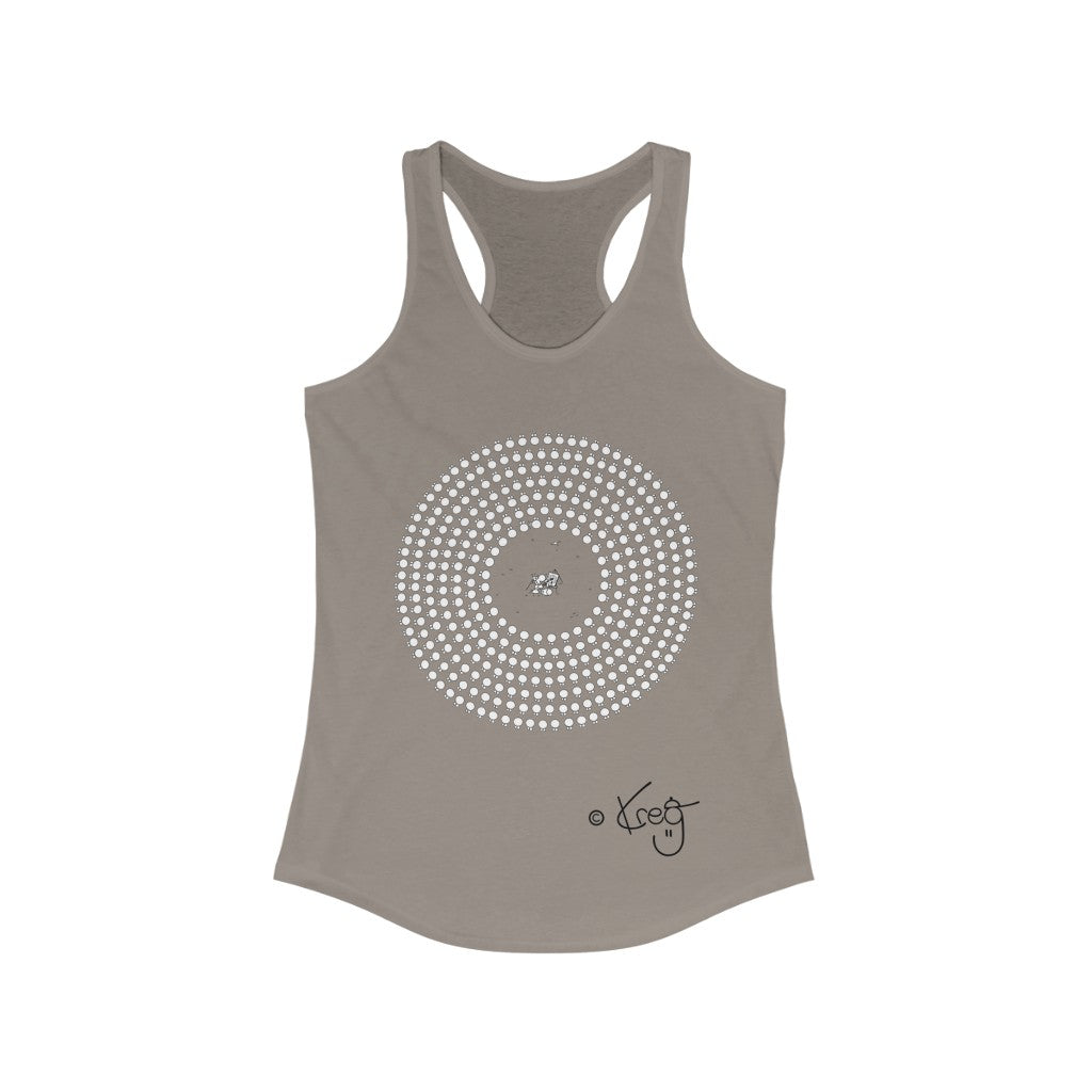 Circle Artist,Women's Ideal Racerback Tank