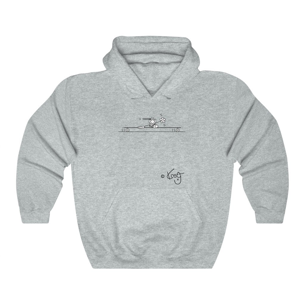 Longboarder,Unisex Heavy Blend™ Hooded Sweatshirt