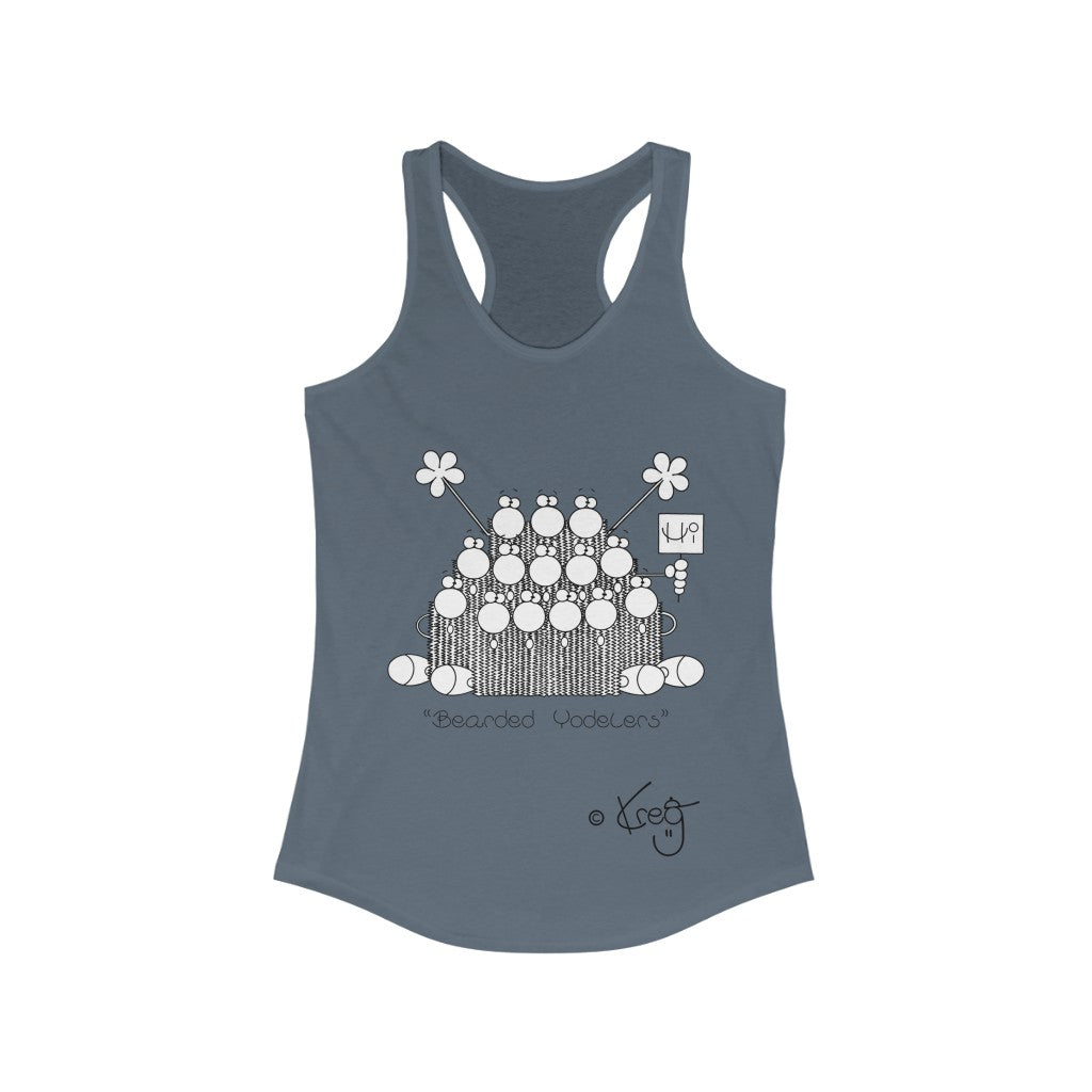 Bearded Yodelers,Women's Ideal Racerback Tank