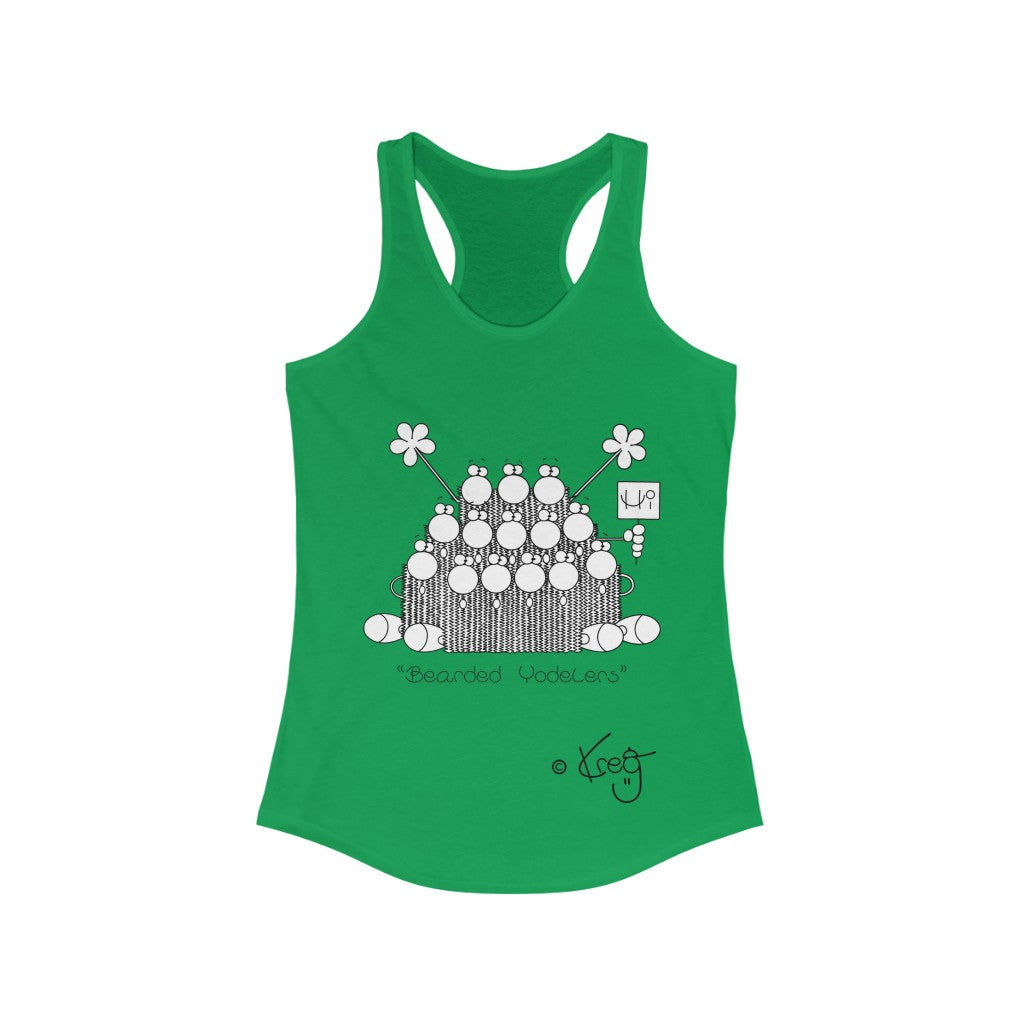 Bearded Yodelers,Women's Ideal Racerback Tank