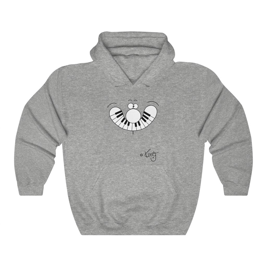 Smile Piano,Unisex Heavy Blend™ Hooded Sweatshirt