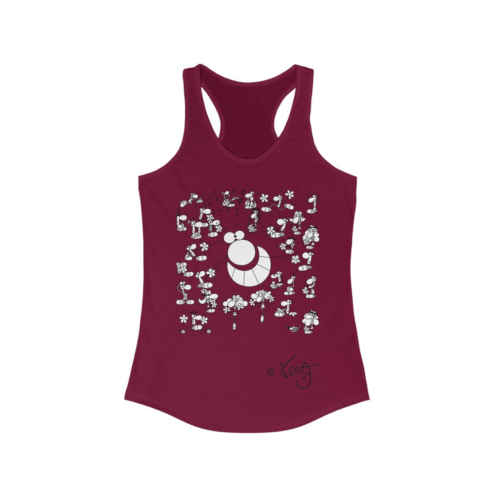 Street Art Performance,Women's Ideal Racerback Tank