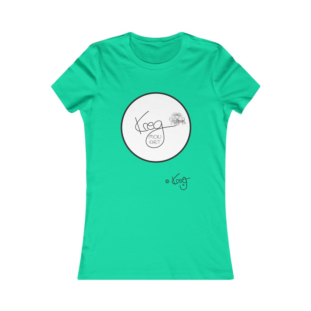 Kreg Mon Art Logo,Women's Favorite Tee