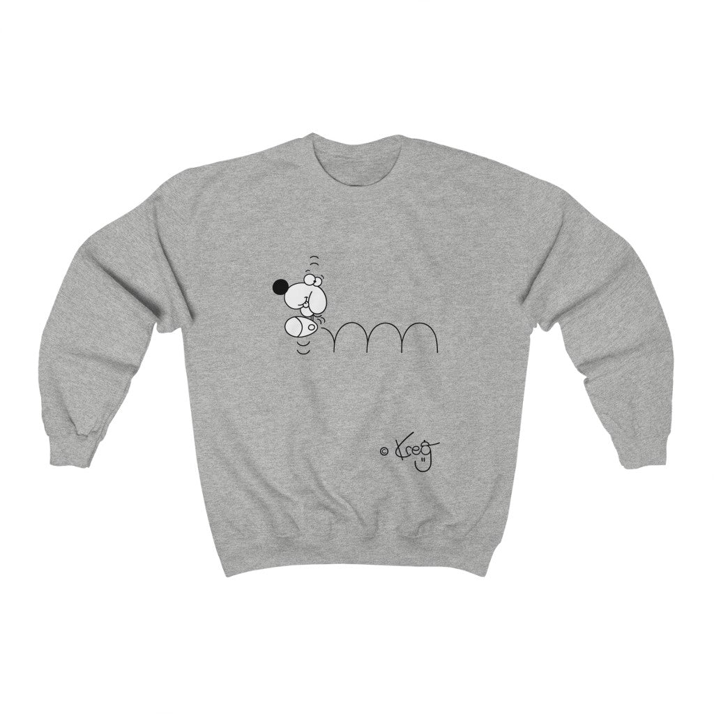 Bouncing Doggy,Unisex Heavy Blend™ Crewneck Sweatshirt