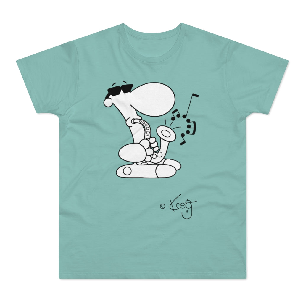 Sax Dude,Single Jersey Men's T-shirt