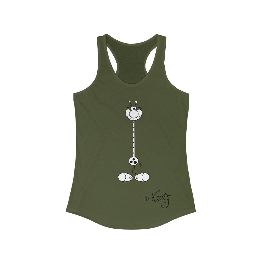 Laugh Giraffe,Women's Ideal Racerback Tank