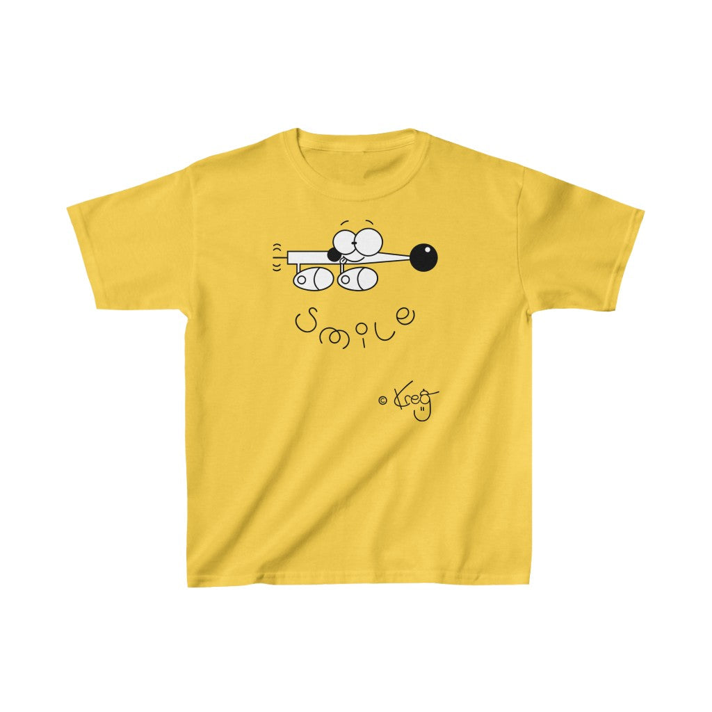 Wiener Dog Smile,Kids Heavy Cotton™ Tee