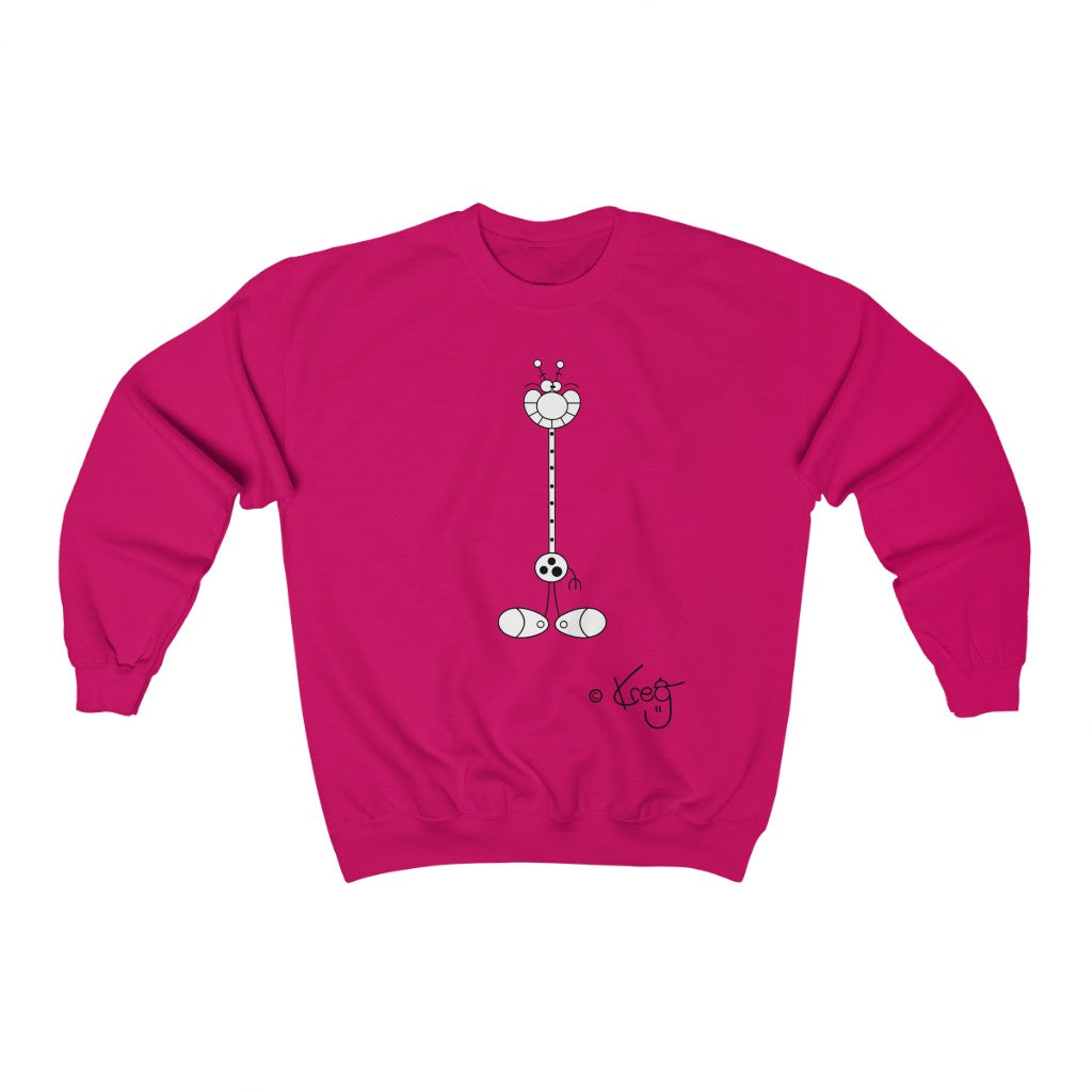 Laugh Giraffe,Unisex Heavy Blend™ Crewneck Sweatshirt