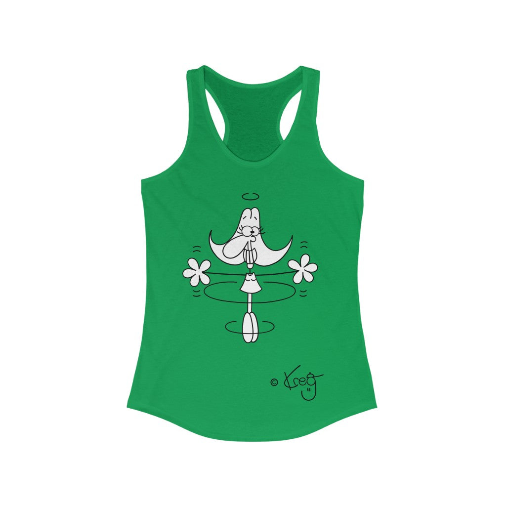 Happy Dancer,Women's Ideal Racerback Tank