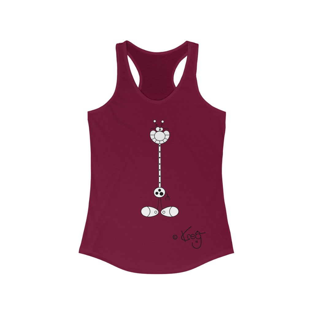 Laugh Giraffe,Women's Ideal Racerback Tank