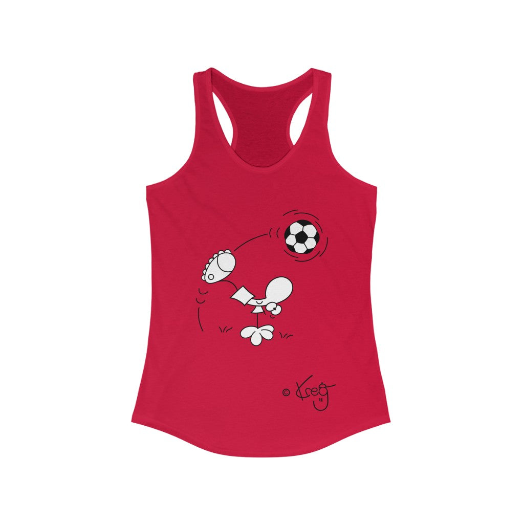 Soccer,Women's Ideal Racerback Tank