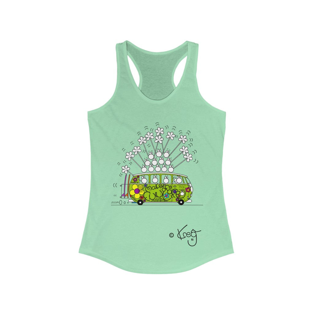 Make Fun of Life,Women's Ideal Racerback Tank