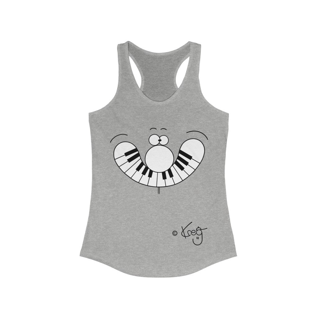 Smile Piano,Women's Ideal Racerback Tank