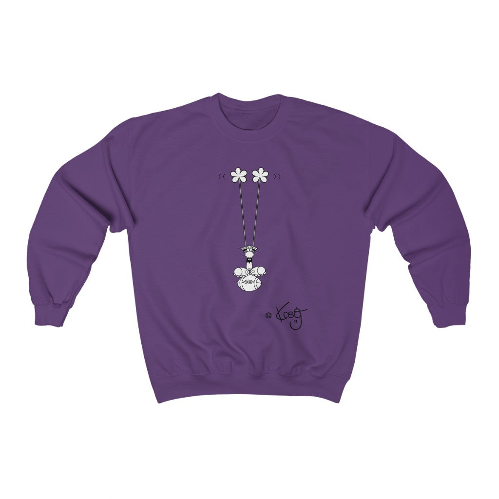 Touch Down,Unisex Heavy Blend™ Crewneck Sweatshirt