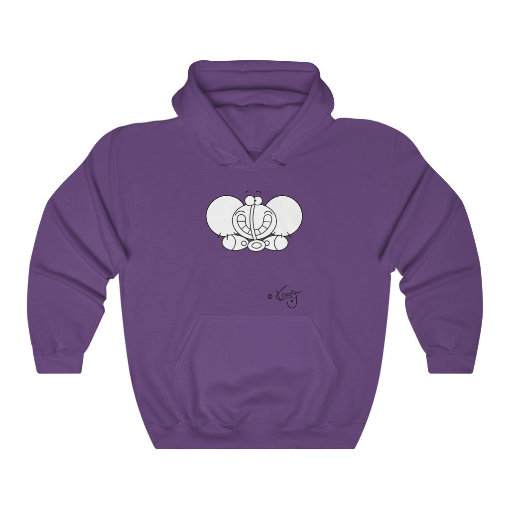 Smile Elephant,Unisex Heavy Blend™ Hooded Sweatshirt