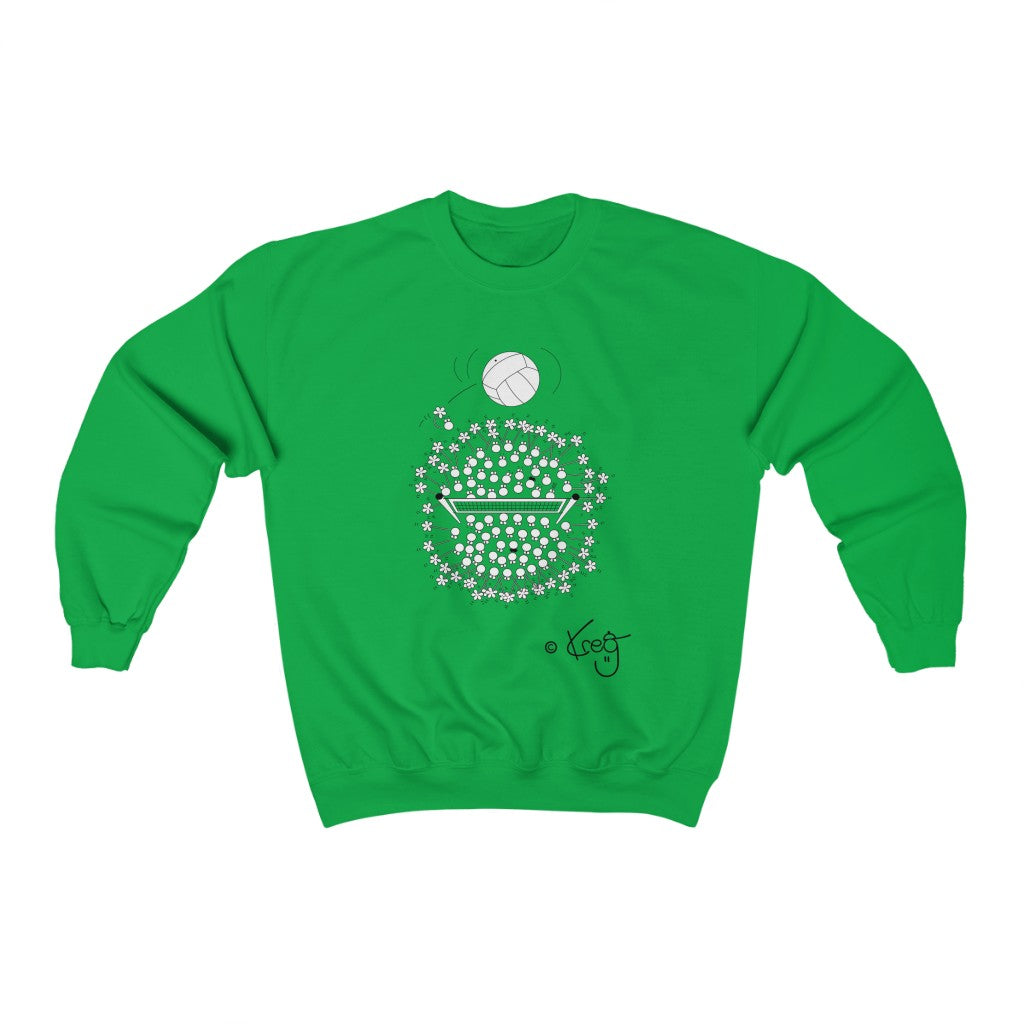 Volleyball Fun,Unisex Heavy Blend™ Crewneck Sweatshirt