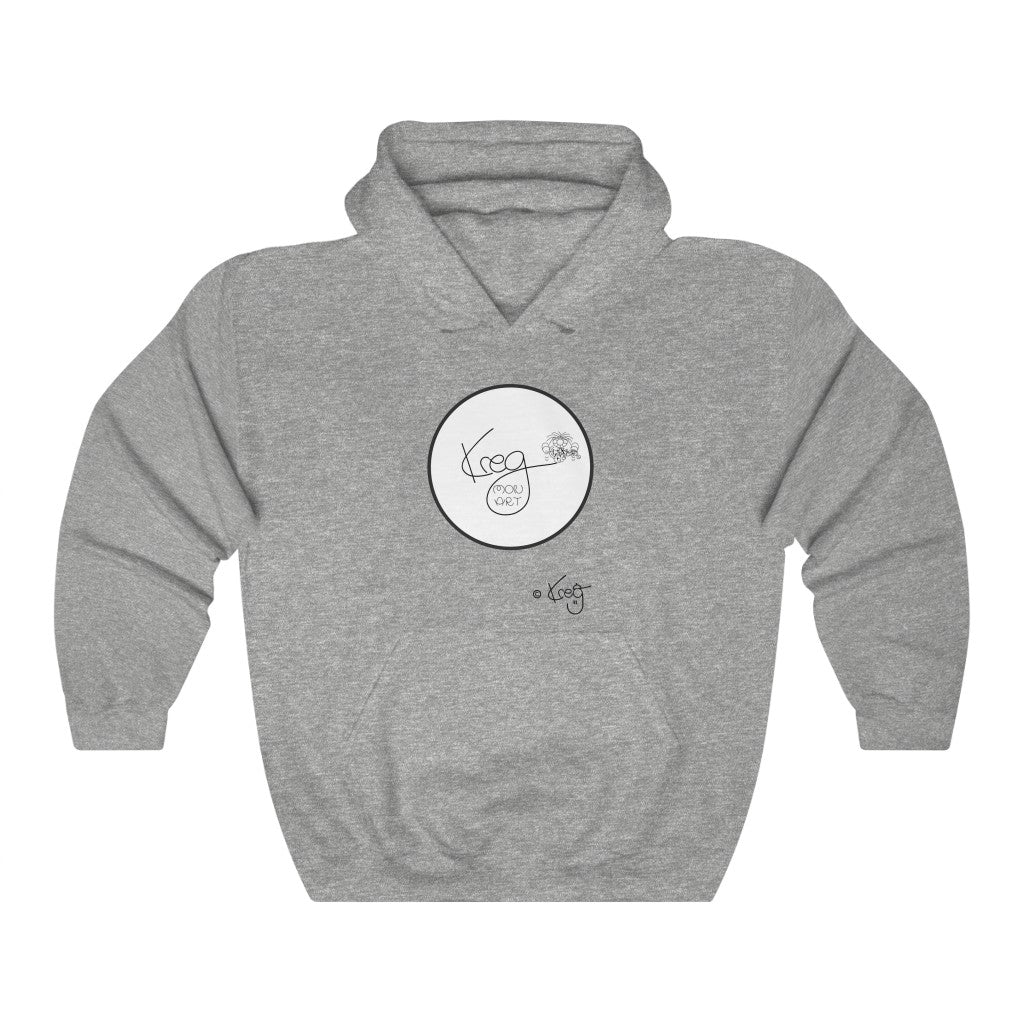 Kreg Mon Art Logo,Unisex Heavy Blend™ Hooded Sweatshirt