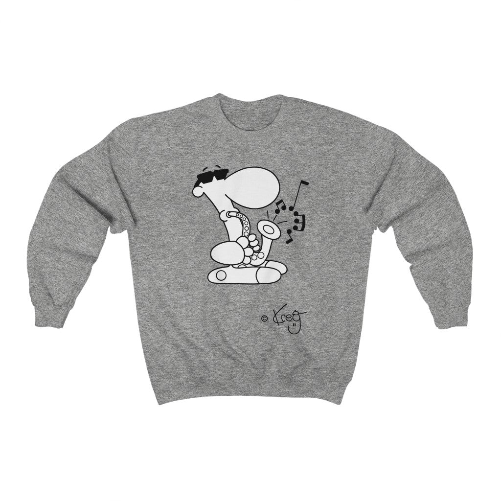 Sax Dude,Unisex Heavy Blend™ Crewneck Sweatshirt